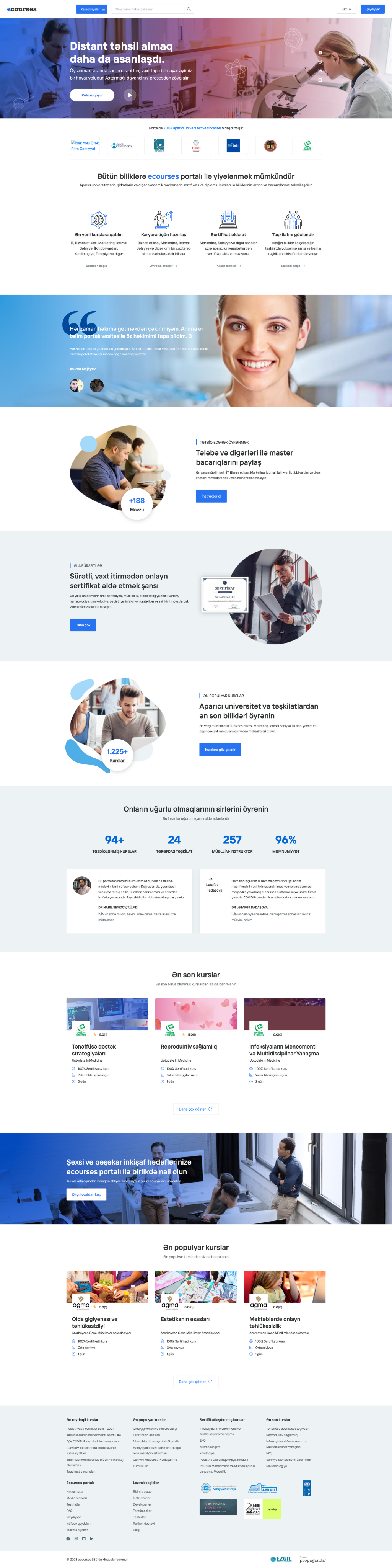 eCourses portalı