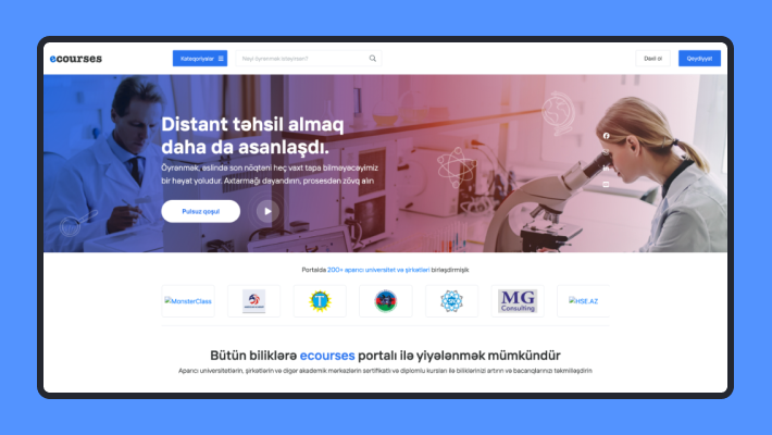 eCourses portalı